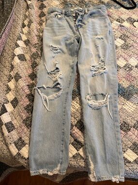 Frame Denim Light Blue Le Original Jeans distressed